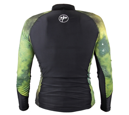 Футболка лайкра FanDiver длинный рукав (Мужской; L; galaxy green)